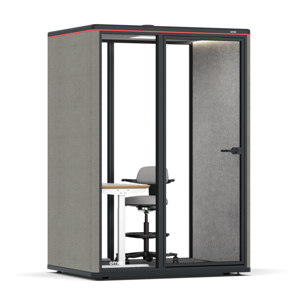 Omni Two - Electrical Adjustable Work Station + Stool