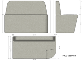 Folio 4-Person Sofa dimensions